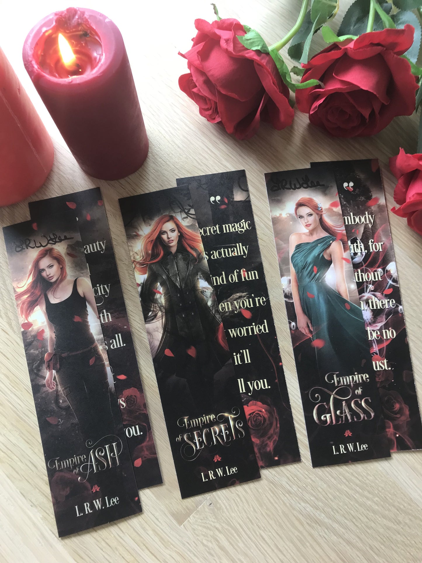 God of Secrets Autographed Bookmark Set